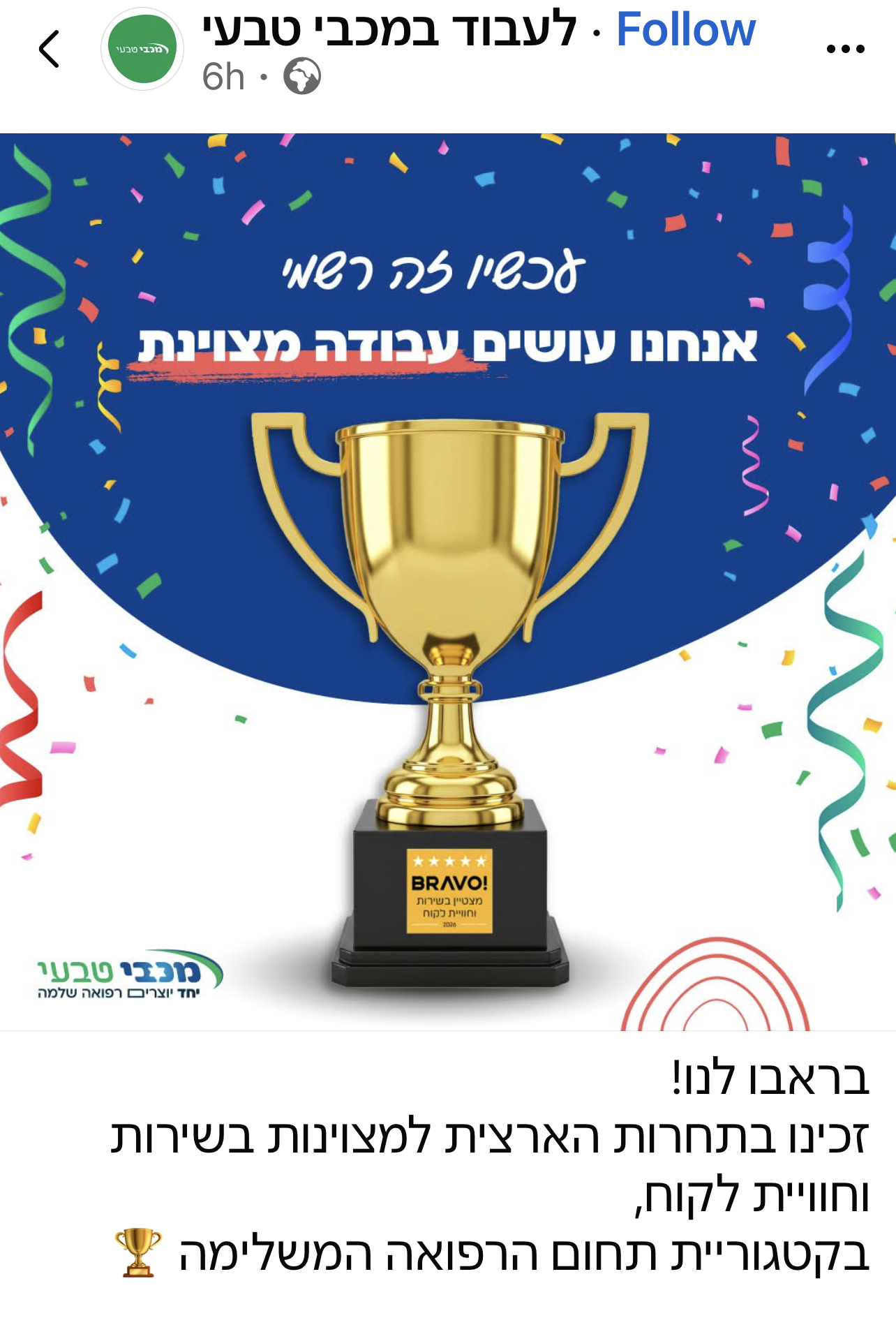 שימוש בלוגו מכבי טבעי